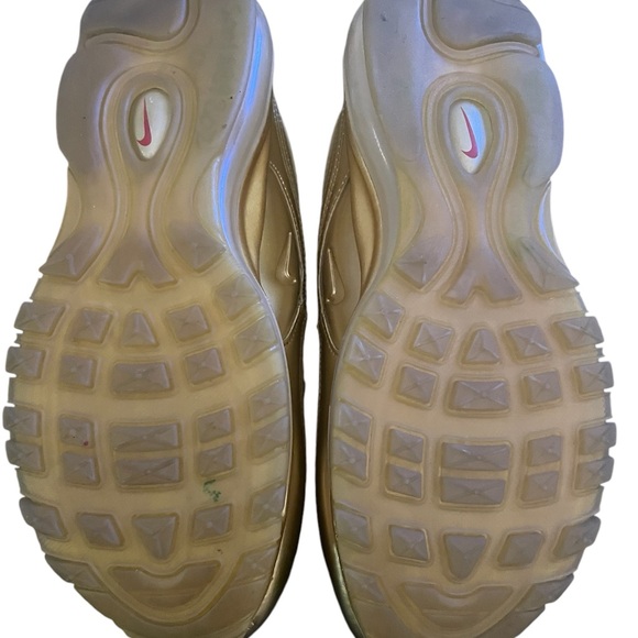 Nike Air Max 97 QS Olympic Triple Gold Shoes CT4556-700 Men’s Size 7.5 - Picture 5 of 5